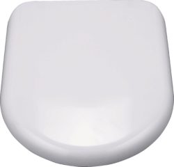 HOME - Square Back Thermoplastic - Toilet Seat - White